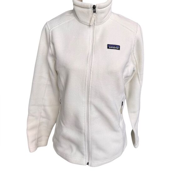 Patagonia W's Classic Synchilla Jacket Birch White M NWT - Picture 1 of 6